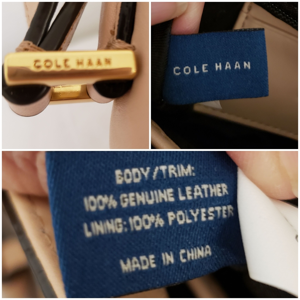 COLE HAAN Marli Studded Mini Saddle Bag / Crossbody - Picture 12 of 15